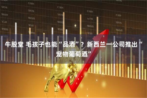 牛股堂 毛孩子也能“品酒”？新西兰一公司推出“宠物葡萄酒”