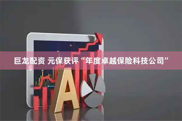 巨龙配资 元保获评“年度卓越保险科技公司”